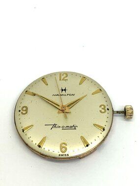 Hamilton Men's Watch Swiss Movement 620 Manual Wind Thin O-Matic Dial FOR REPAIR